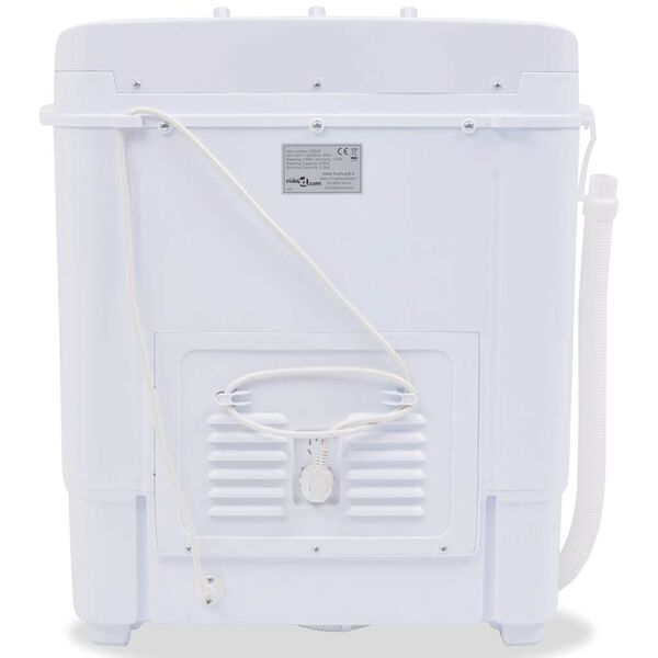vidaXL Mașină de spălat mini, cuvă dublă, 5,6 kg