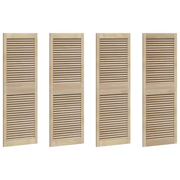 vidaXL Ușă de Dulap cu ușă 4 pcs natural 140.5 x 2 x 59.5 cm