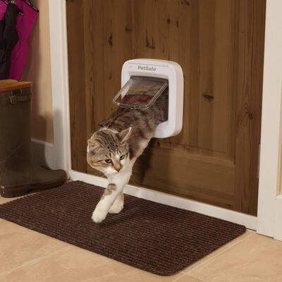 PetSafe Ușă pentru pisici, cu microcip, alb, PPA19-16145
