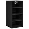 vidaXL Dulap suspendat Stejar negru 30 x 29,5 x 60 cm Lemn prelucrat