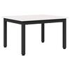 vidaXL Masă de cafea Alb 60 x 50 x 36 cm Lemn de pin masiv