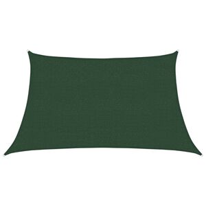 vidaXL P&acirc;nză parasolar, verde &icirc;nchis, 3/4x2 m, HDPE, 160 g/m&sup2;