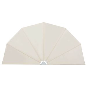 vidaXL Copertină laterală pliabilă de terasă, crem, 160 cm