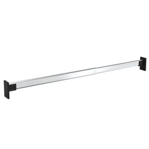 vidaXL Șine telescopice pentru dulap, 2 buc., argintiu, 58-100 cm