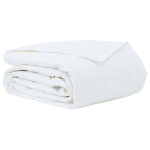 vidaXL Pilotă de vară 200 x 200 cm Vară Pene Alb Respirabil