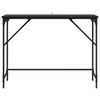 vidaXL Masă de consolă Stejar Negru 100 x 32 x 75 cm Lemn compozit