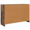 vidaXL Bufet cu sertar Stejar fumuriu 100 x 30 x 65,6 Lemn compozit