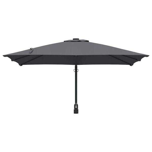 vidaXL Parasol de Grădină Antracit și negru 248.5 x 247.5 x 160 cm