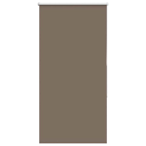 vidaXL Jaluzea cu role opace cafea 80x130 cm lățime țesătură 75,7 cm