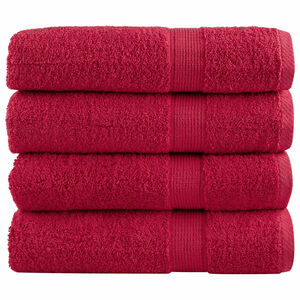 vidaXL Prosoape de baie premium, SOLUND 4 buc 100x150 cm 600 gsm