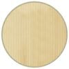 vidaXL Covor rotund, natural deschis, 60 cm, bambus