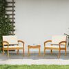 vidaXL Set bistro Maro 45 x 45 x 38cm Lemn masiv de acacia