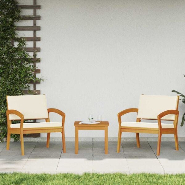 vidaXL Set bistro Maro 45 x 45 x 38cm Lemn masiv de acacia