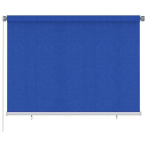 vidaXL Jaluzea tip rulou de exterior, albastru, 200x140 cm, HDPE