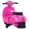 vidaXL Motocicletă de jucărie electrică Vespa, roz, GTS300