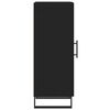 vidaXL Servantă, negru, 34,5x34x90 cm, lemn compozit