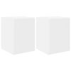 vidaXL Dulap TV de perete 2 pcs Alb 30 x 31 x 40 cm Lemn compozit