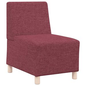 vidaXL Canapea Scaun fără brațe, roșu vin, 55 cm, material textil