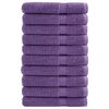 vidaXL Prosoape premium SOLUND 10 buc. violet 100x200 cm 600 gsm