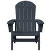 vidaXL Scaun Adirondack Bleumarin 74 x 82 x 92cm HDPE