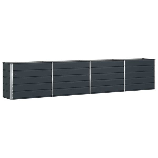 vidaXL Jardinieră Antracit 480 x 50 x 45 cm Oțel Galvanizat
