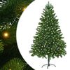 vidaXL Brad de Crăciun cu 300 LED cu suport Verde 180 cm PE
