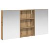 vidaXL Set dulap baie 3 buc. 120 x 10,5 x 60,5 cm Lemn prelucrat