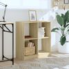 vidaXL Bibliotecă, stejar sonoma, 68,5x32x75 cm, lemn prelucrat