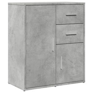 vidaXL Dulap, gri beton, 60x31x70 cm, lemn prelucrat