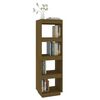 vidaXL Bibliotecă/Separator cameră maro miere 40x35x135cm lemn pin