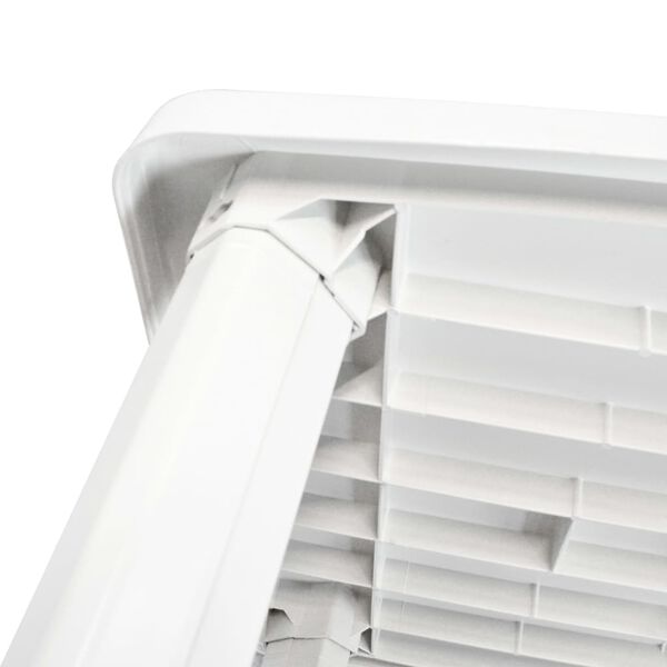 vidaXL Masă de grădină, alb, 101 x 68 x 72 cm, plastic