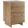 vidaXL Dulap de noapte Stejar Artizanal 33,5 x 34,5 x 50 cm