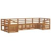 vidaXL Seturi de canapele 7 pcs natural Lemn Solid de Acacia