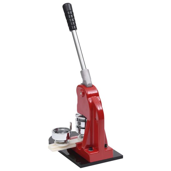 vidaXL Presă de fabricat insigne cu tăietor circular 37 mm