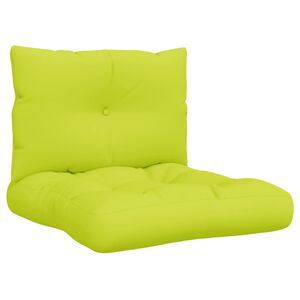 vidaXL Perne de paleți, 2 buc, verde aprins, material textil