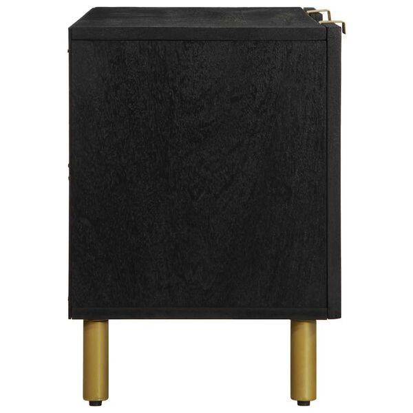 vidaXL Dulap TV, negru, 105x33x46 cm, lemn prelucrat