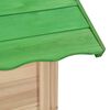 vidaXL Căsuță de joacă pentru copii, verde, lemn de brad