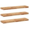 vidaXL Rafturi suspendate 3 buc. 100x20x4cm lemn masiv acacia netratat