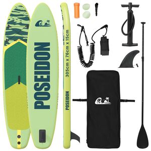 vidaXL Plăci de paddle board gonflabile POSEIDON 305 x 76 x 15 cm