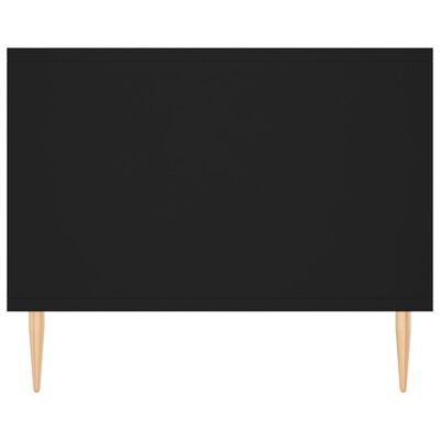 vidaXL Măsuță de cafea, negru, 102x50x40 cm, lemn compozit