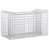 vidaXL Pat ridicat din gabion 50 x 100 x 60 cm Oțel Galvanizat