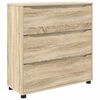 vidaXL Dulap de depozitare Stejar Sonoma 80 x 31 x 81 cm Lemn compozit