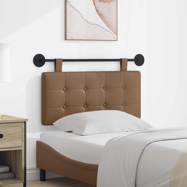 vidaXL Cap de pat suspendat Pe perete Cappuccino 100 x 55 x 5 cm