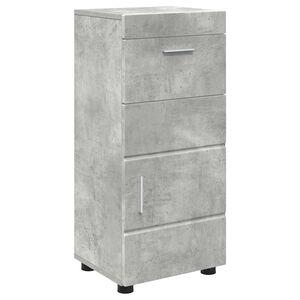 vidaXL Set dulap baie cu sertar TULUM Gri din beton 37 x 31,5 x 82 cm