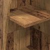 vidaXL Dulap de colț Lemn vechi 27,5x27x140cm Lemn compozit