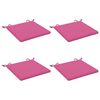 vidaXL Perne pentru șezut cu 4 piese SOEST 4 buc. 100% Polyester Roz
