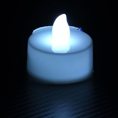 vidaXL Lumânări pastile electrice fără flacără cu LED 50 buc. colorate