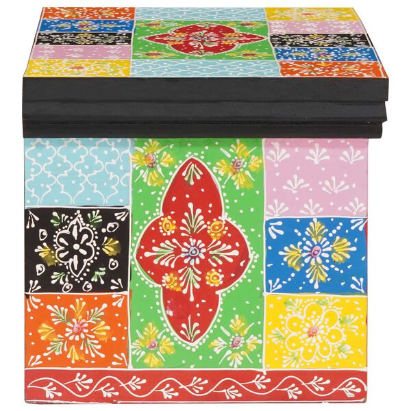 vidaXL Dulap de noapte cu sertar 2 pcs Multicolour 40 x 30 x 28 cm