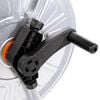 vidaXL Cărucior cu tambur pentru furtun 80 m 1/2" sau 50 m 3/4", oțel