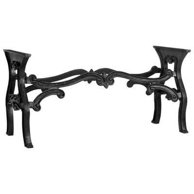 vidaXL Picioare de masă de sufragerie, 150 x 60 x 72 cm, fontă
